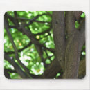 Search for tree branches mousepads Green