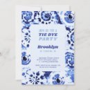 Search for tie dye party invitations For kids