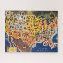 Search for cartoon map puzzles America