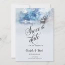 Search for winter wonderland save the date postcards Forest