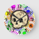 Search for skull clocks Colourful
