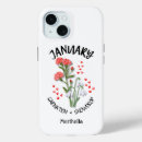 Search for january iphone cases Birth month flower