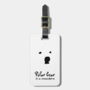 Search for polar bear luggage tags Snow
