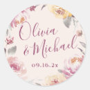 Search for romantic garden wedding stickers Watercolor