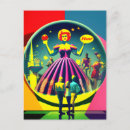 Search for circus arts postcards Woman