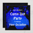 Search for starry night birthday invitations Camping