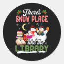 Search for librarian stickers Xmas