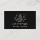 Search for black cake business cards Floral