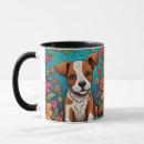 Search for cute puppy art mugs Whimsical
