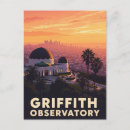 Search for observatories postcards Los angeles