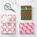 Search for pink green christmas wrapping paper Retro
