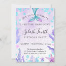 Search for mermaid 4th birthday invitations Ocean
