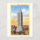 Search for vintage building postcards Empire state building