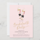 Search for gold and black hens party invitations Bride