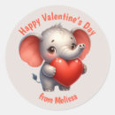 Search for elephant valentine stickers Animal