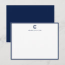 Search for masculine note cards Monogrammed