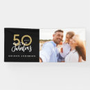 Search for 50th birthday banners Modern