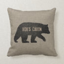 Search for black bear cushions Cabin