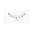 Search for lace wedding return address labels Modern