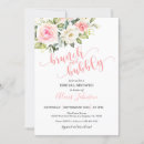 Search for bubbles and brunch bridal shower invitations Bride