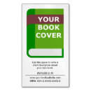Search for book promotion business cards Writer