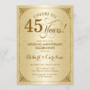 Search for 45th invitations Cheers to 45 years