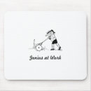 Search for genius mousepads Funny