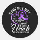 Search for remembrance ribbon stickers Overdosing