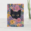 Search for flowers and cats cards Kitten