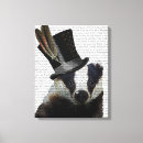 Search for badger canvas prints Contemporary