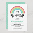 Search for footprint baby shower invitations Cute