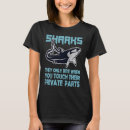 Search for diving with great white sharks tshirts Ocean