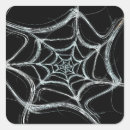 Search for black spider web stickers White