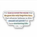 Search for john 3 16 scripture stickers Cross