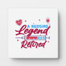Search for retirement plaques Nurse