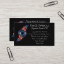 Search for ophthalmology business cards Optician