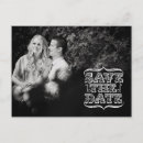 Search for vintage save the date postcards Western