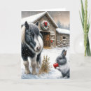 Search for horse farm christmas cards Pony