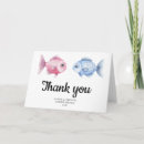 Search for fish thank you cards Watercolor