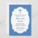 Search for blue cross christening invitations Boy