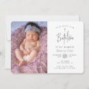 Search for baby photo invitations Simple