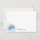 Search for crabs note cards Coastal