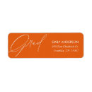 Search for black graduation return address labels Trendy