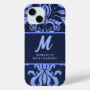 Search for blue damask cases Feminine