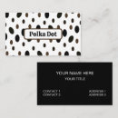 Search for polka dot business cards Stylish