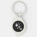 Search for stars pattern key rings White