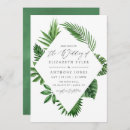 Search for tropical greenery wedding invitations Beach