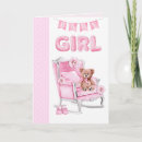 Search for new baby girl cards Celebration