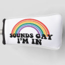 Search for rainbow golf head covers Pride