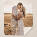 Search for wedding photo blankets Newlywed couple
